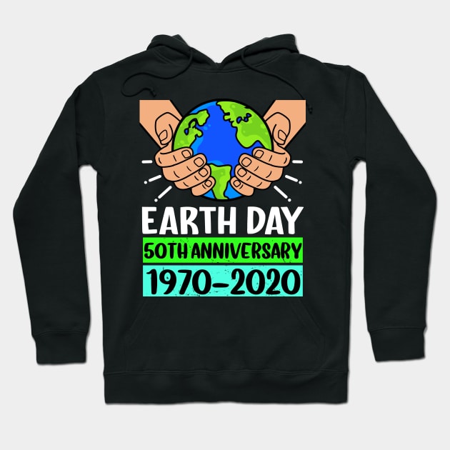 Earth Day 2020 50th Anniversary Retro Hoodie by snnt